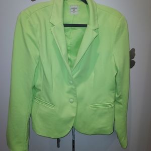 💛 GAP Neon yellow Blazer size 12
